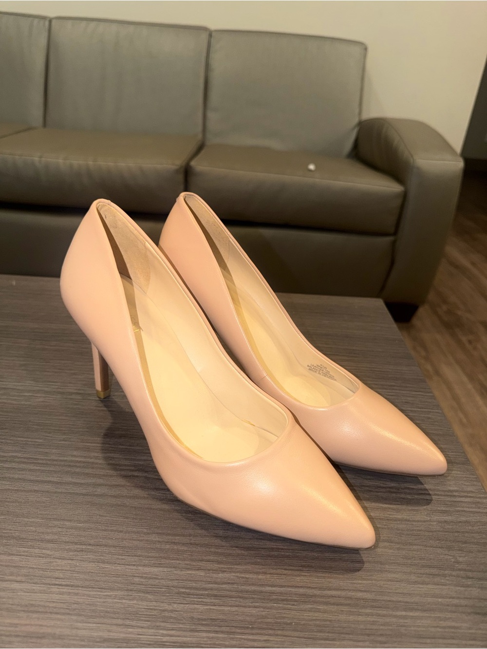 Nine West Blush Pink Pointed-Toe Pumps